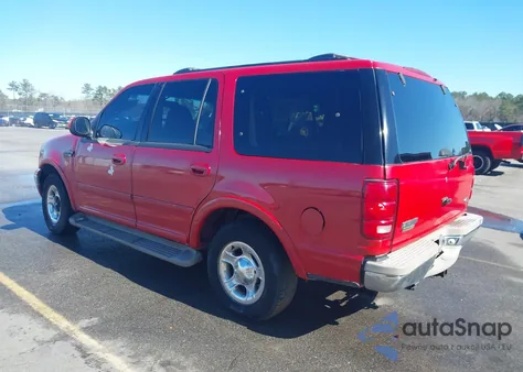 2002 Ford Expedition Eddie Bauer из США, поврежденный, VIN 1FMRU17W52LA99424